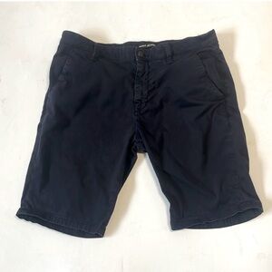 Mavi Jacob 11" Inseam Shorts navy blue chino sz 36